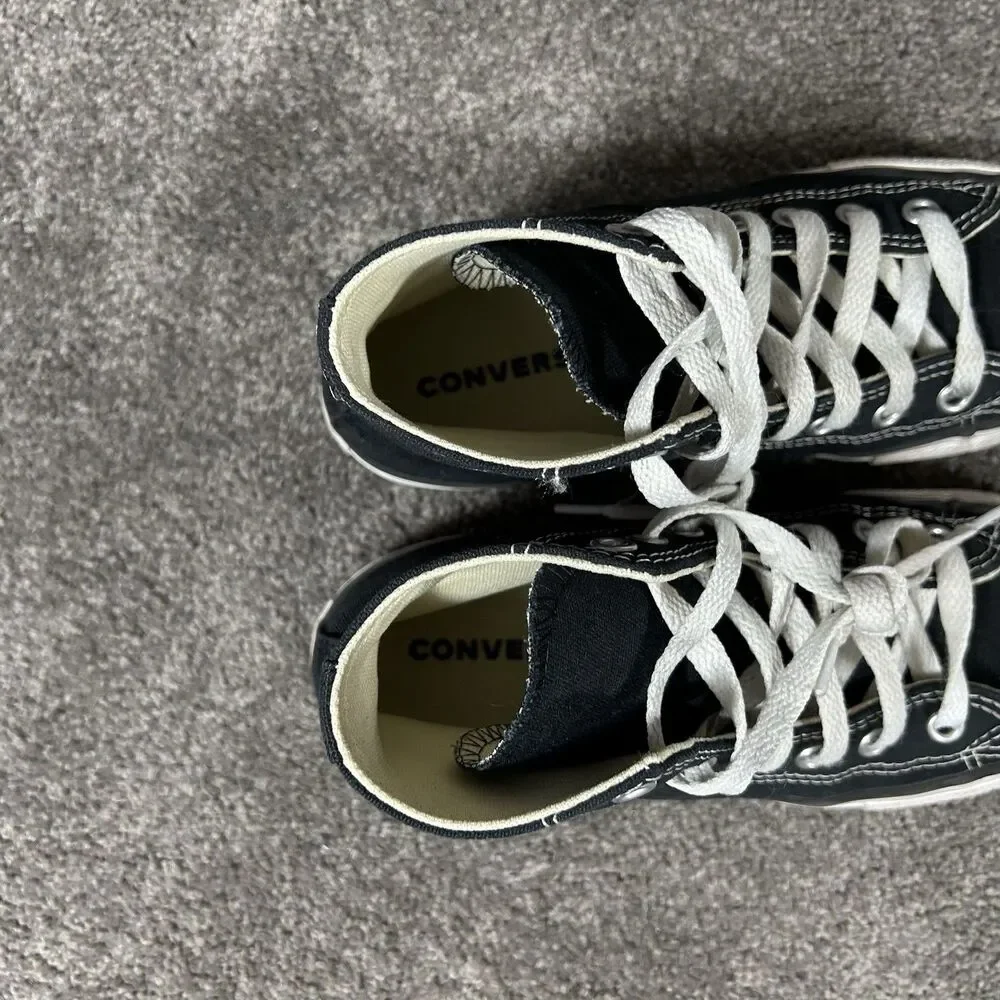 Converse Chuck Taylor All Star Hi 3J231C Kids Sz 2.5 Black Athletic Skate Shoes